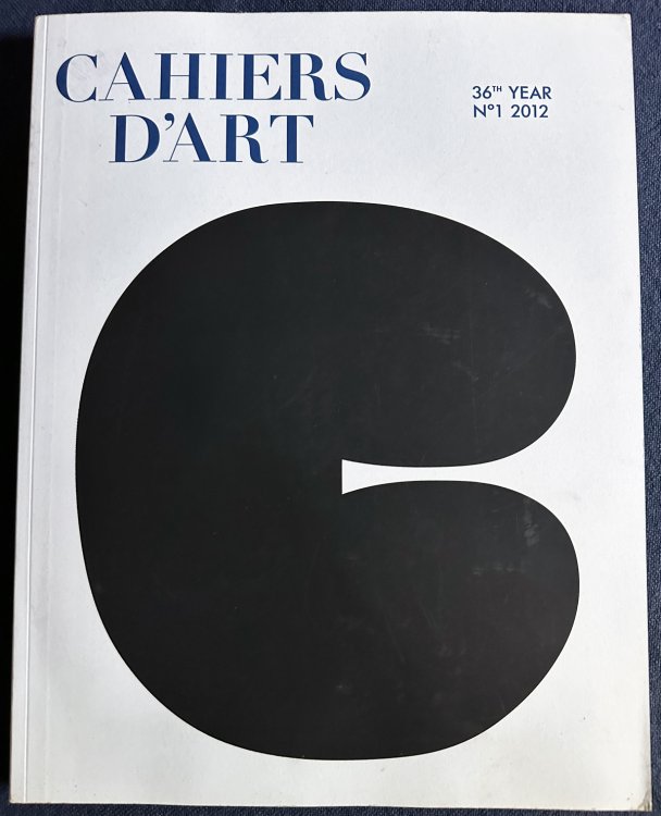 Cahiers d'art, 2012. Kelly.